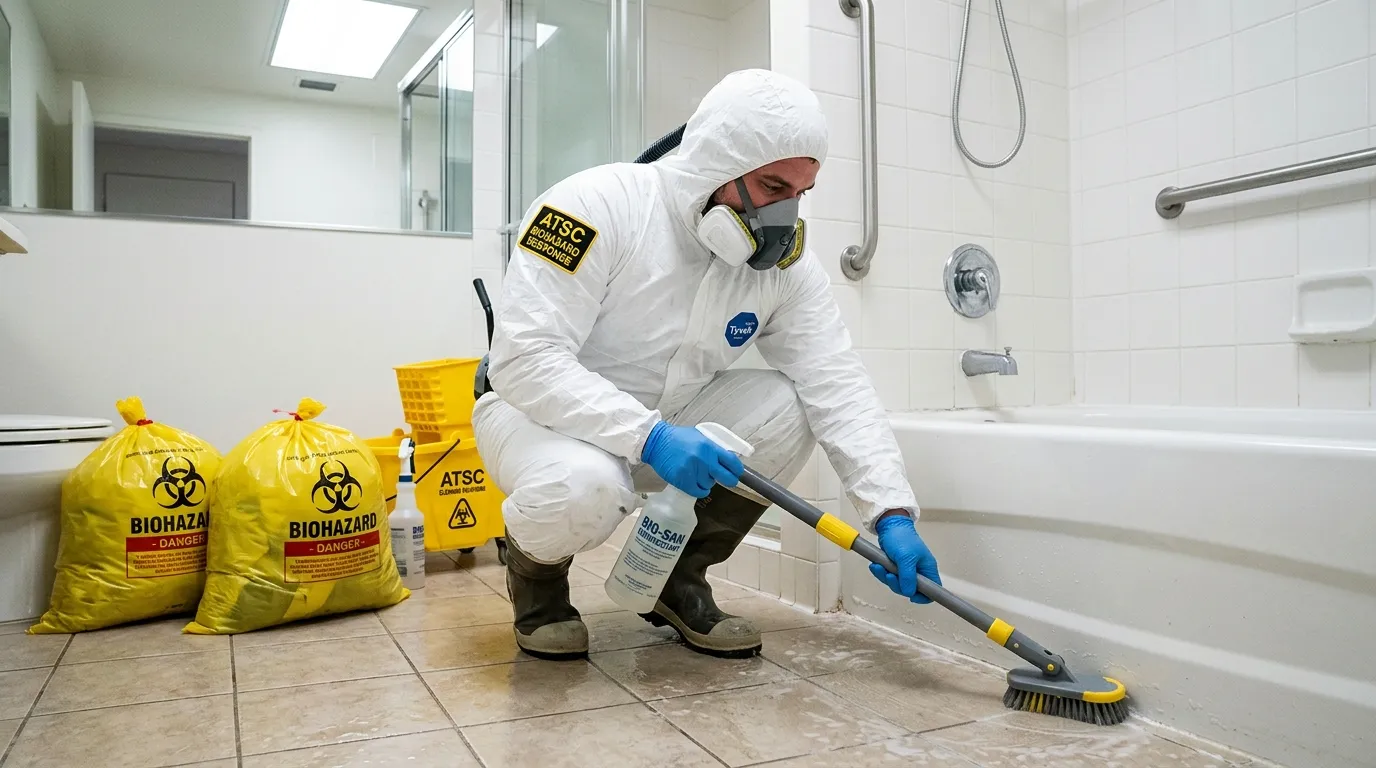 Decontamination equipment deployed for Blood Cleanup in Secaucus